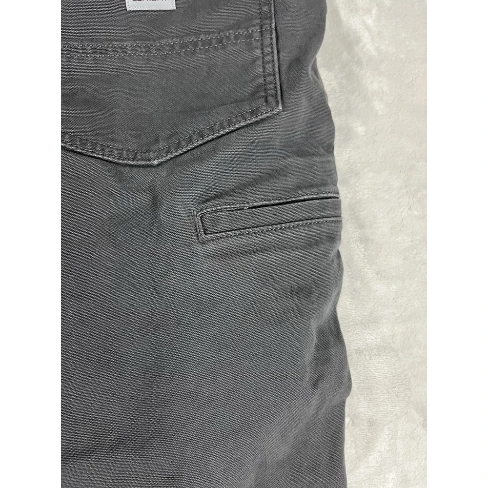 Carhartt Pants Men 52x32 Gray Rugged Flex Relaxed Fit Canvas 5 Pocket Workwear